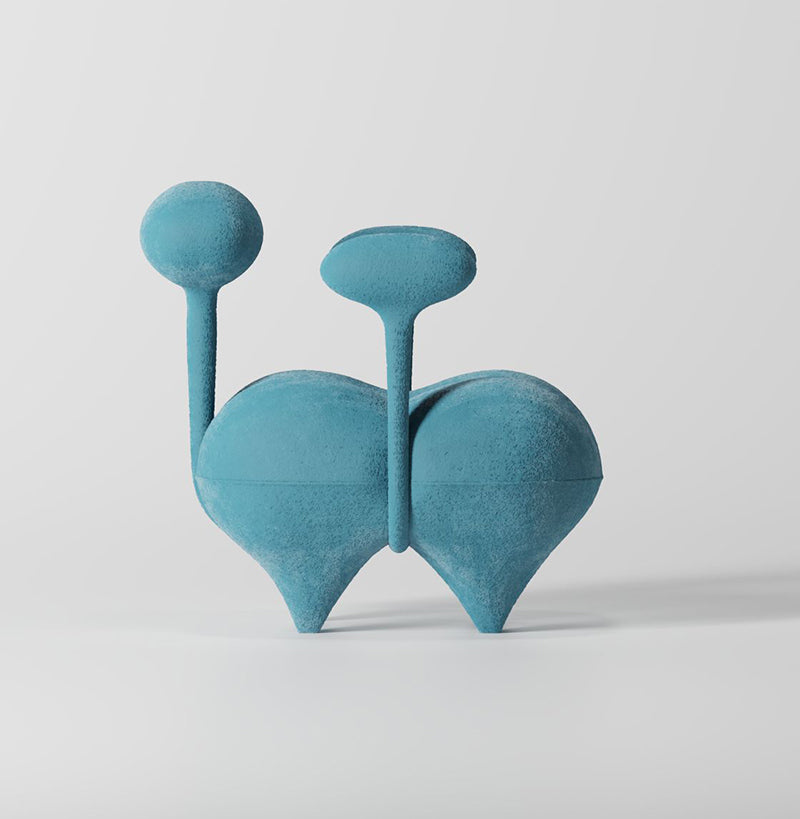 View of Marshan Chair highlighting its unique modern design and ergonomic features.