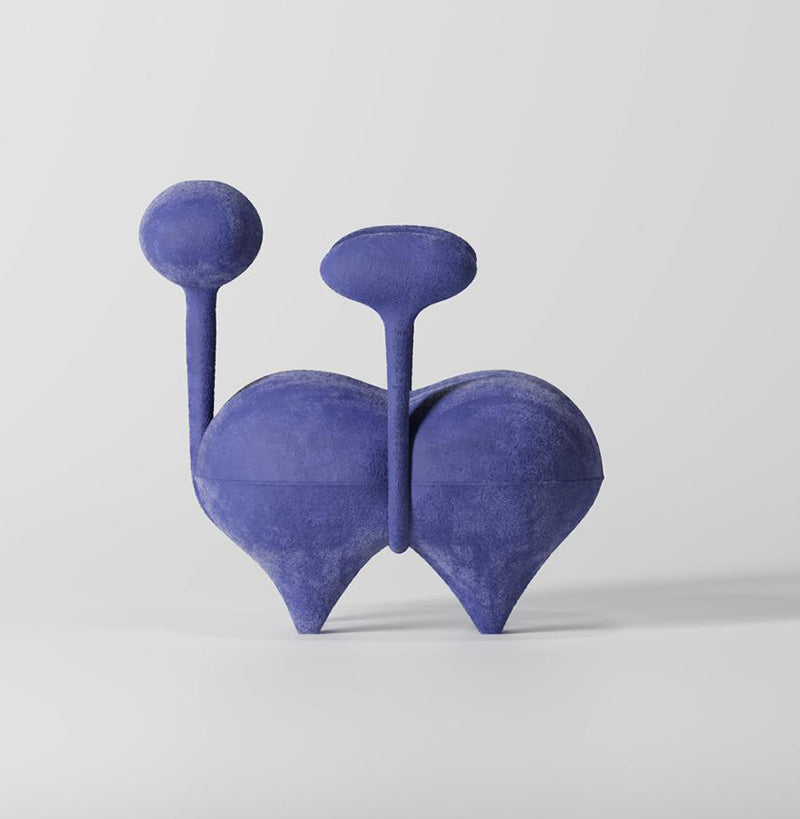 View of Marshan Chair highlighting its unique modern design and ergonomic features.