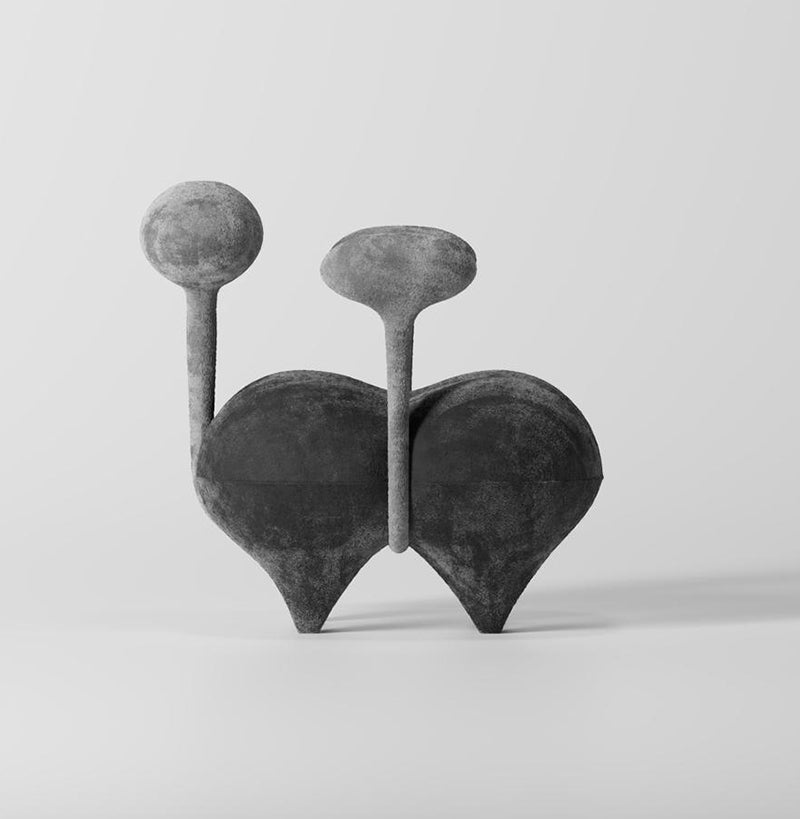 View of Marshan Chair highlighting its unique modern design and ergonomic features.